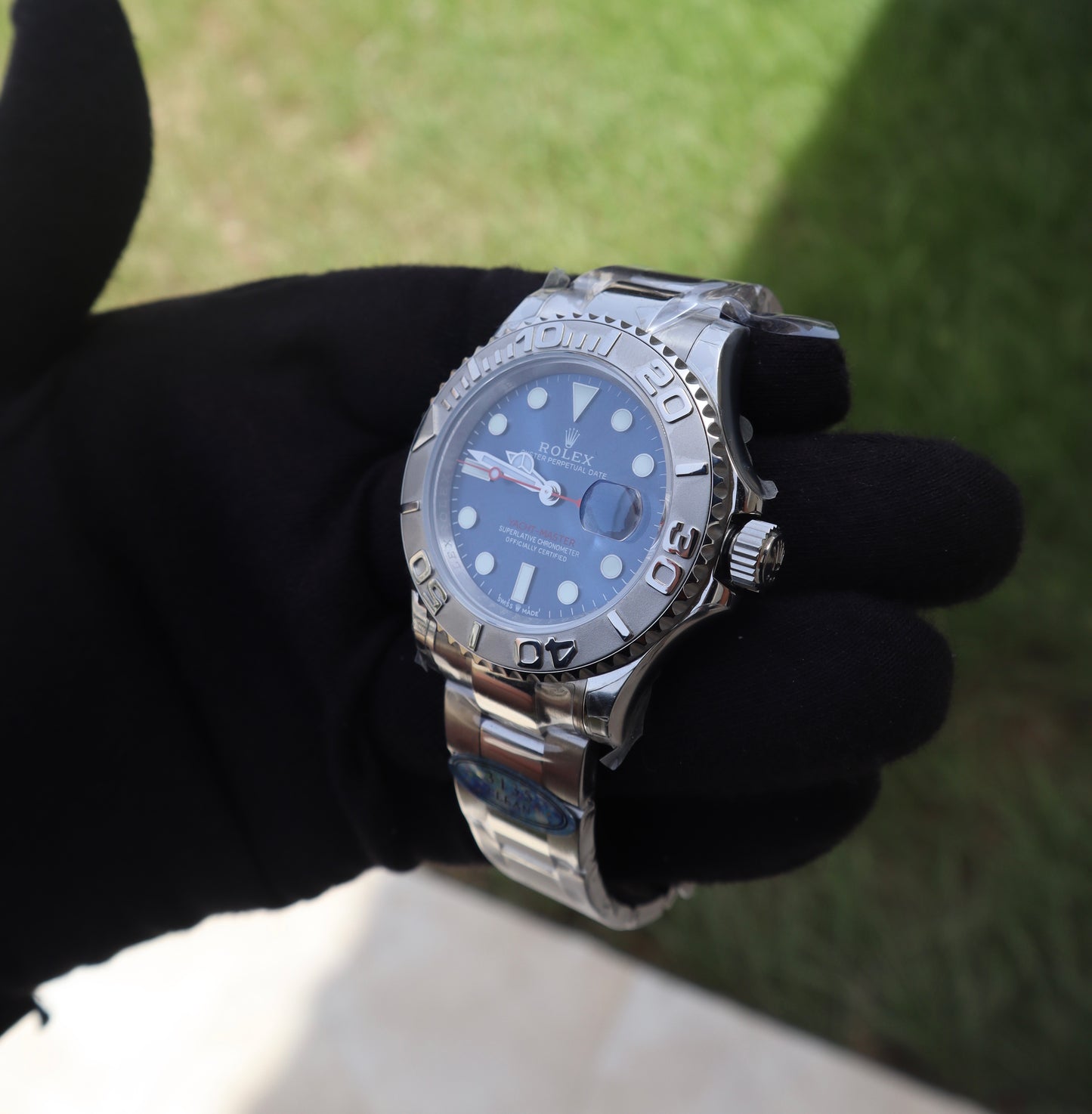 40 mm رولكس يخت ماستر ستانلس ستيل وبلاتينيوم