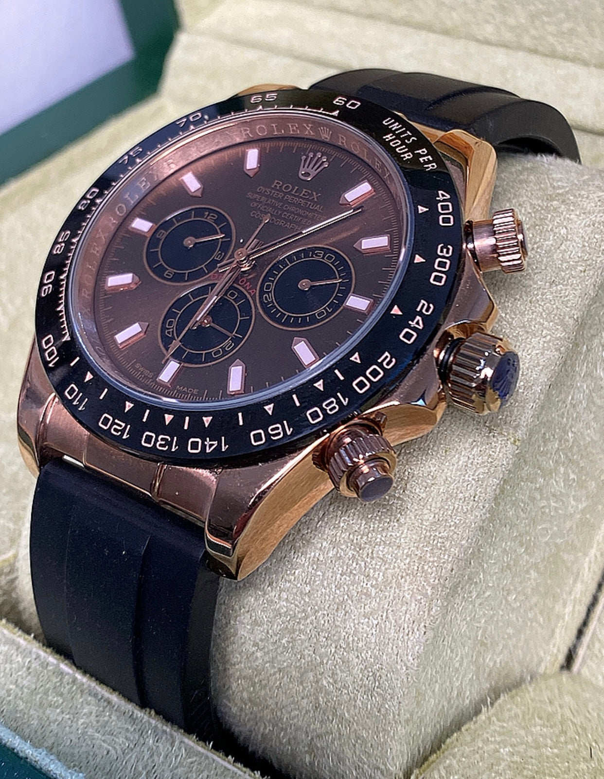 رولكس دايتونا شوكليت كميه محدوده  43mm