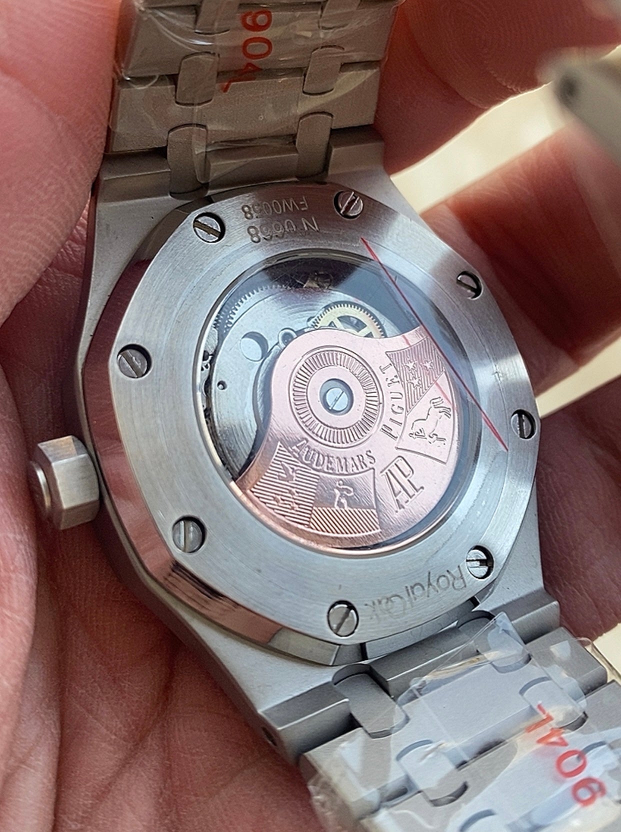 AP Royal Oak black 41 mm (كلين تايتل)