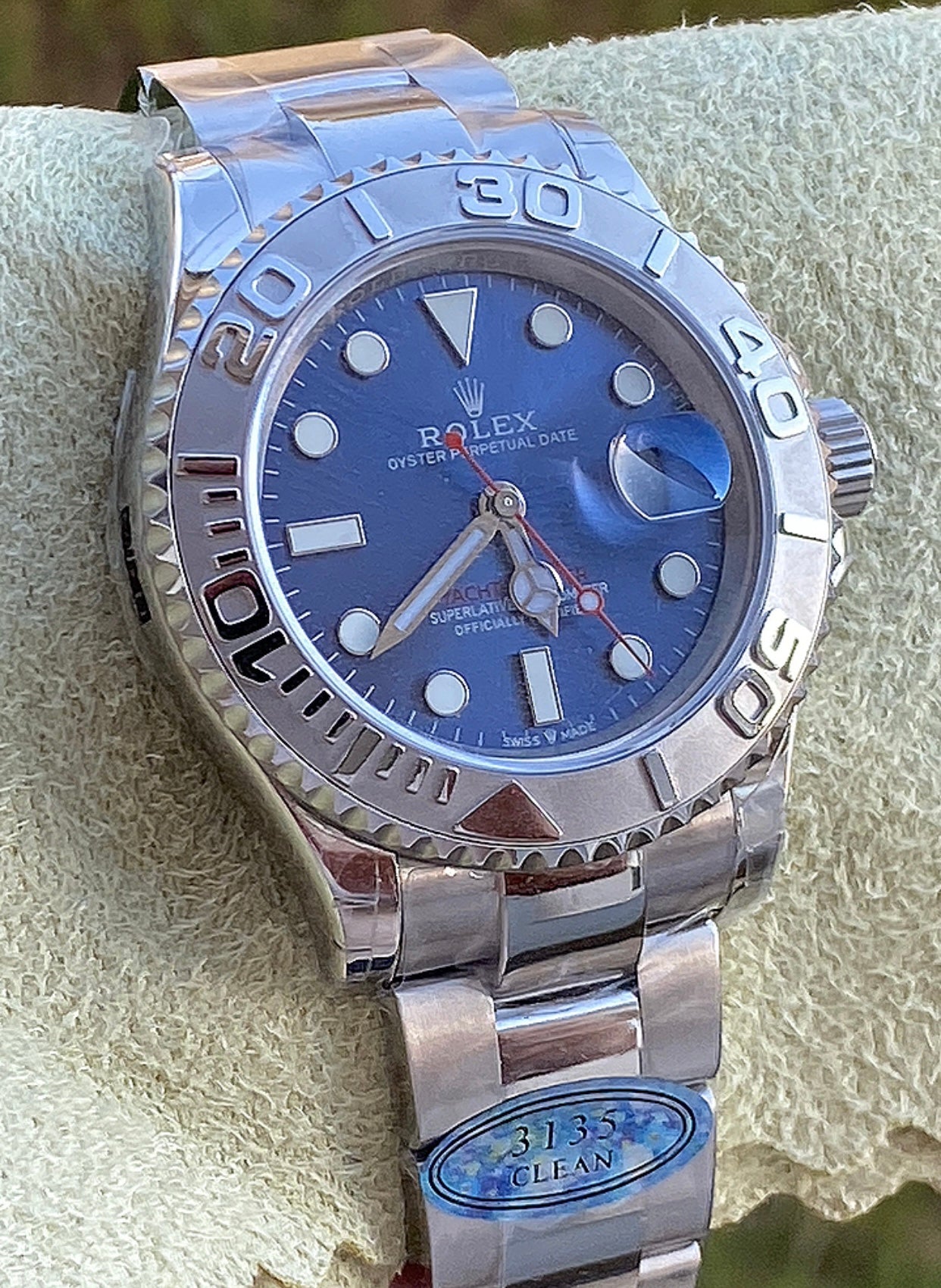 40 mm رولكس يخت ماستر ستانلس ستيل وبلاتينيوم