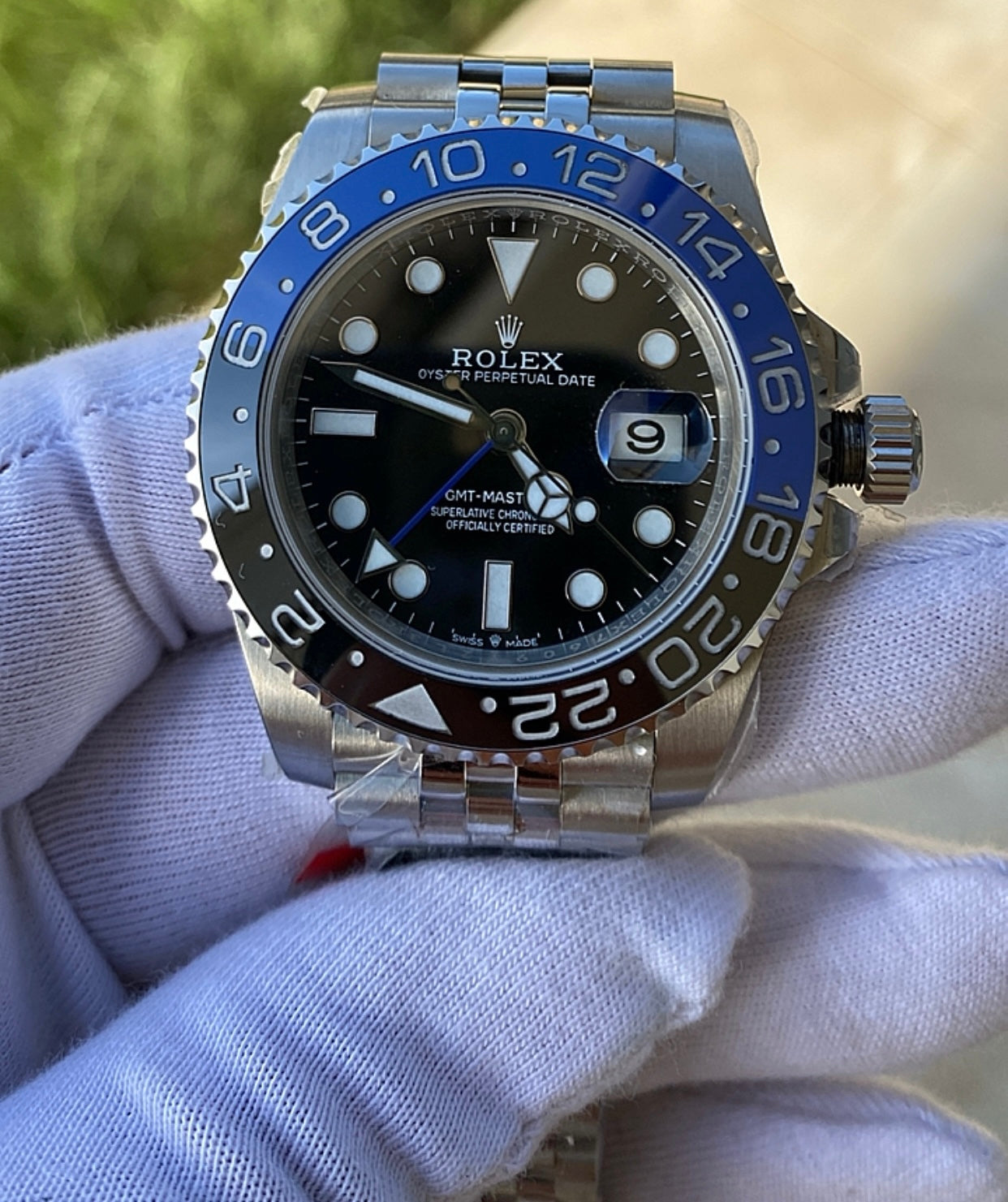 40 mm رولكس جي إم تي ماستر 2 باتمان