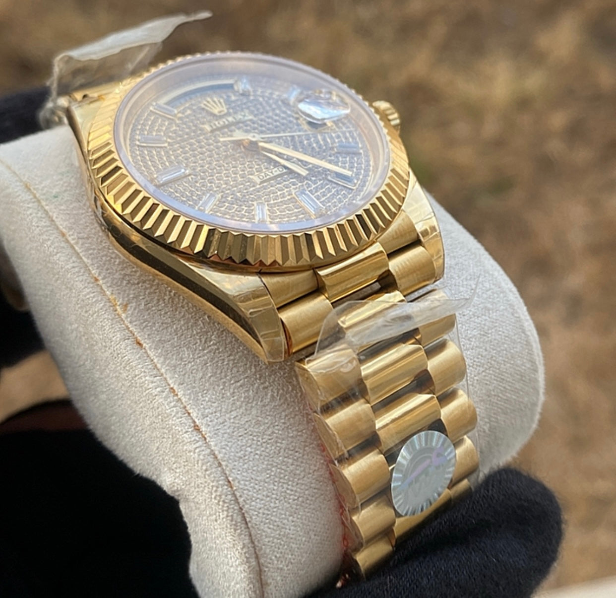 DayDate Yellow Gold - قطعة وحدة كلين طبق الأصل مينا باڤد