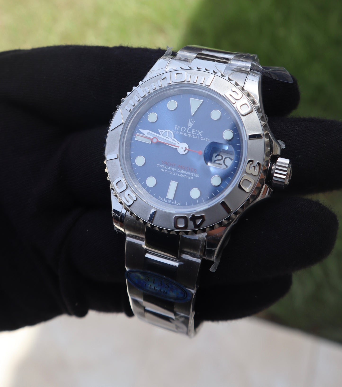 40 mm رولكس يخت ماستر ستانلس ستيل وبلاتينيوم