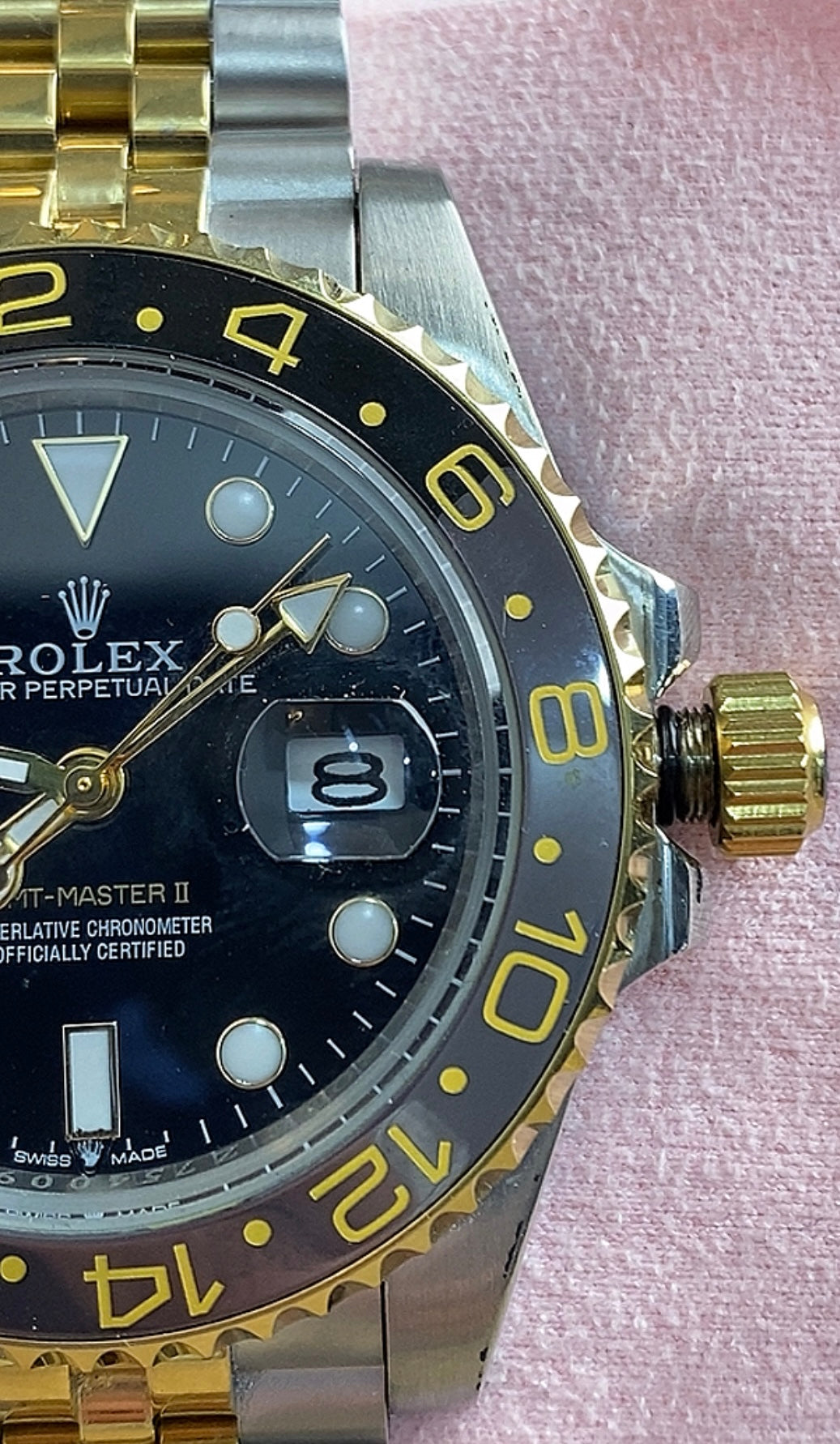 43 mm رولكس ياخت ماستر اصدار محدود ذهبي