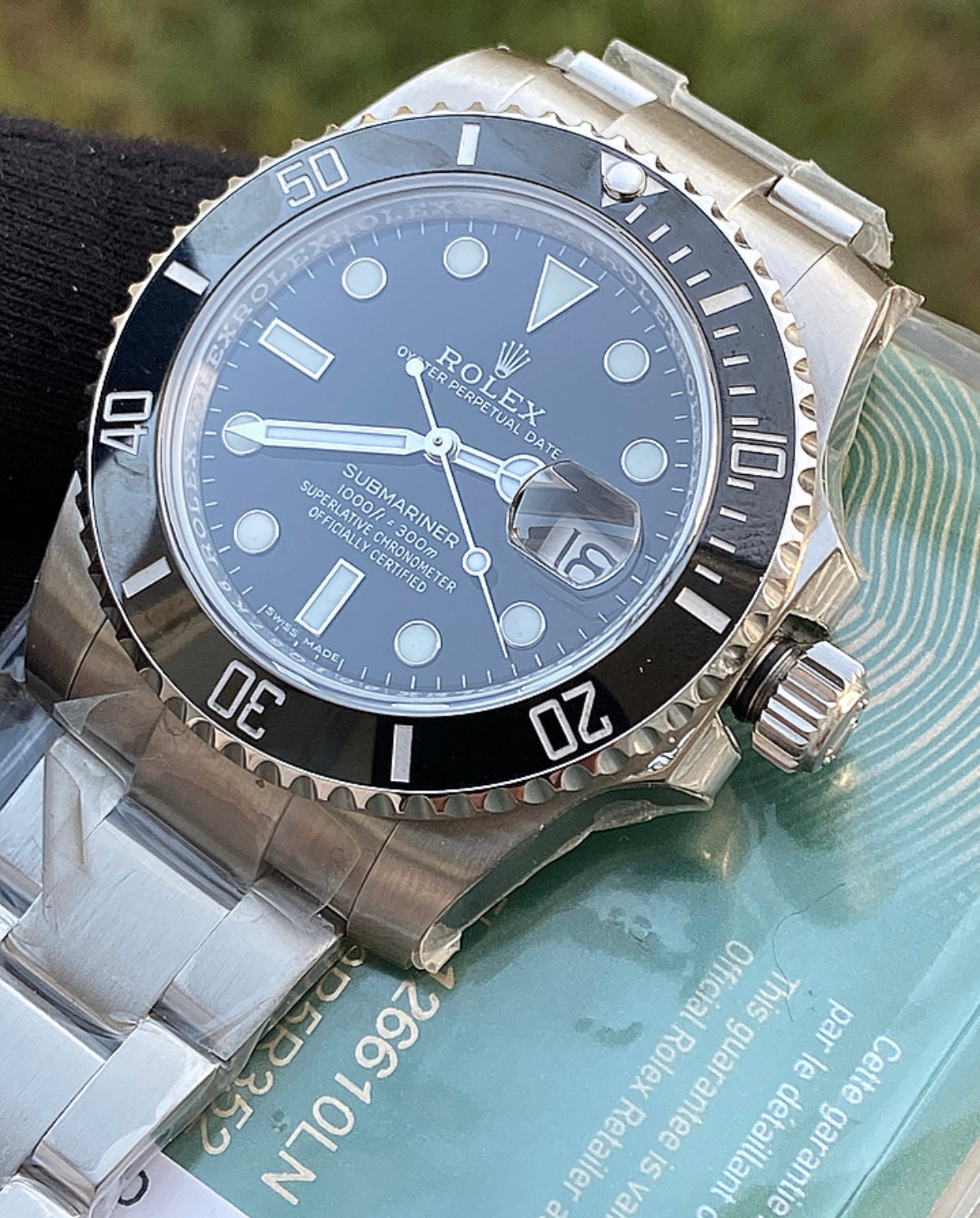 41 mm رولكس سبمارينر ديت ستانلس ستيل أسود