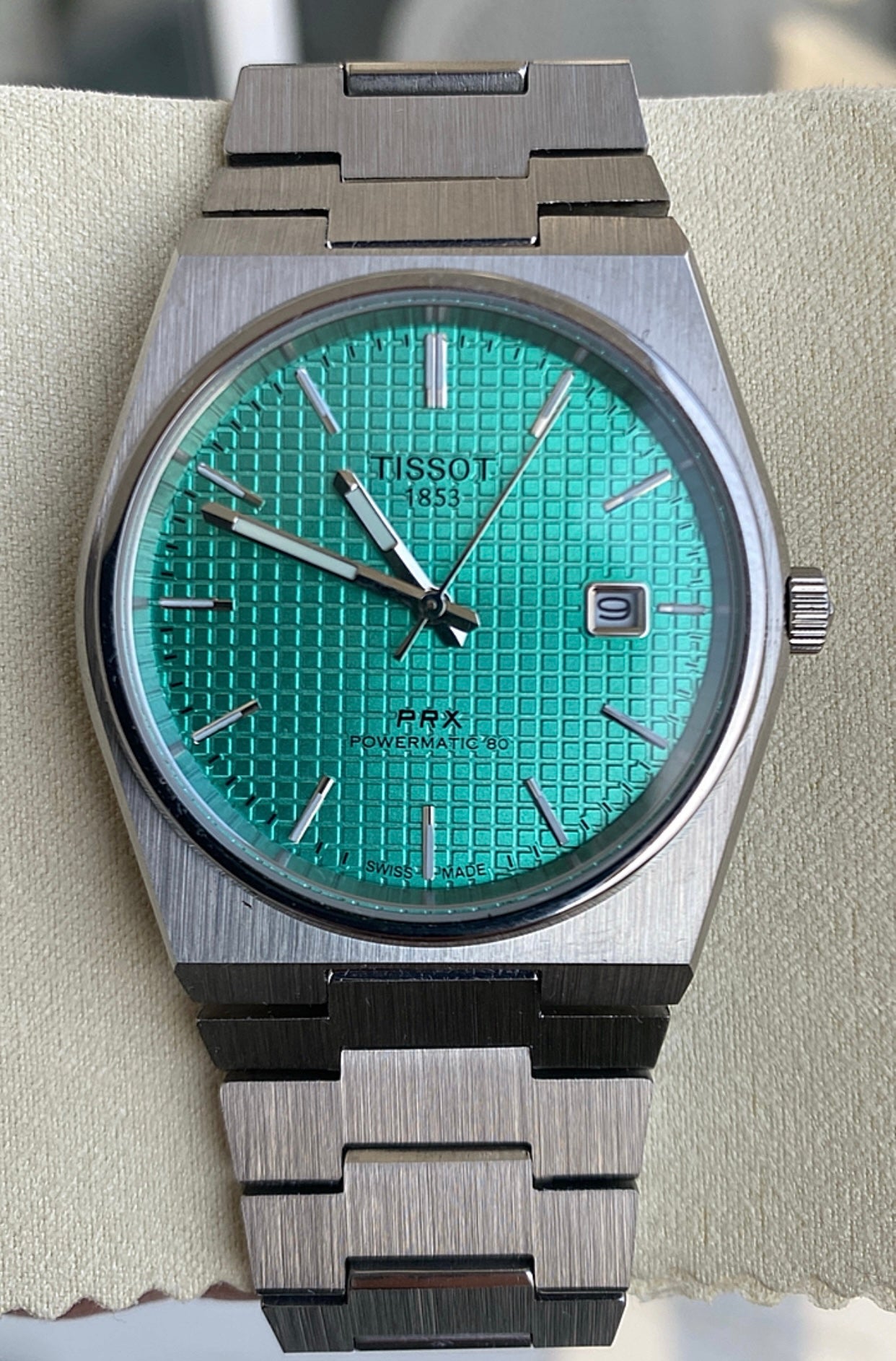 40 mm تيسوت باكس باورماتيك تيفاني- سوبر كلين متوفر قطعتين
