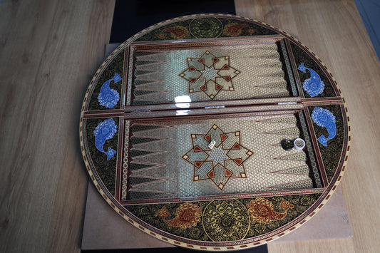 طاولي + شطرنج قطعة فنية للاقتناء - حجم كبير