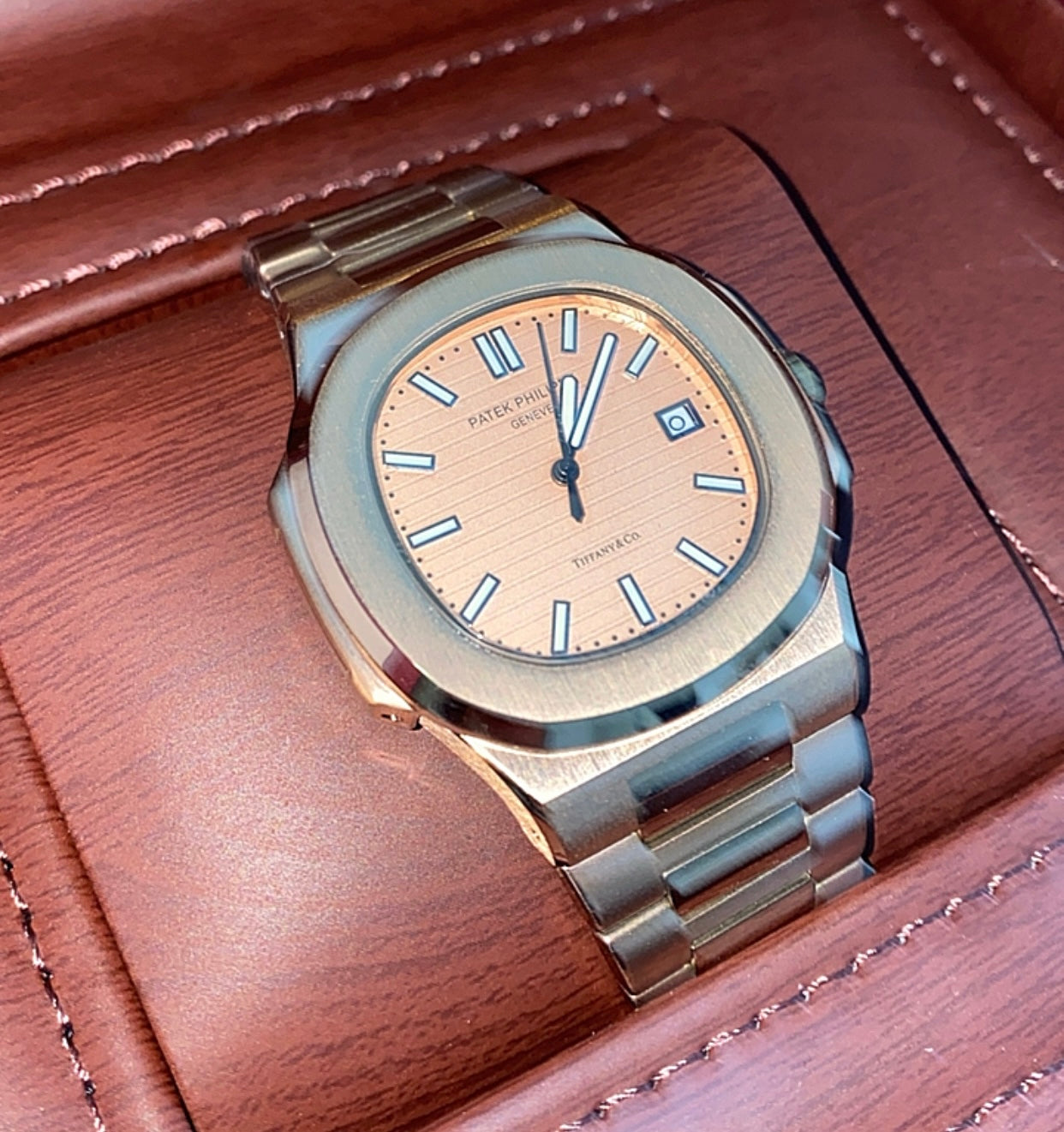 باتيك فيليب نوتلس تيفاني روز جولد 40 mm