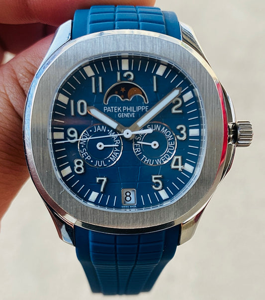 PATEK Philippe aquanaut- باتيك فيليب اكوا نوت كاليندر كلين طبق الأصل