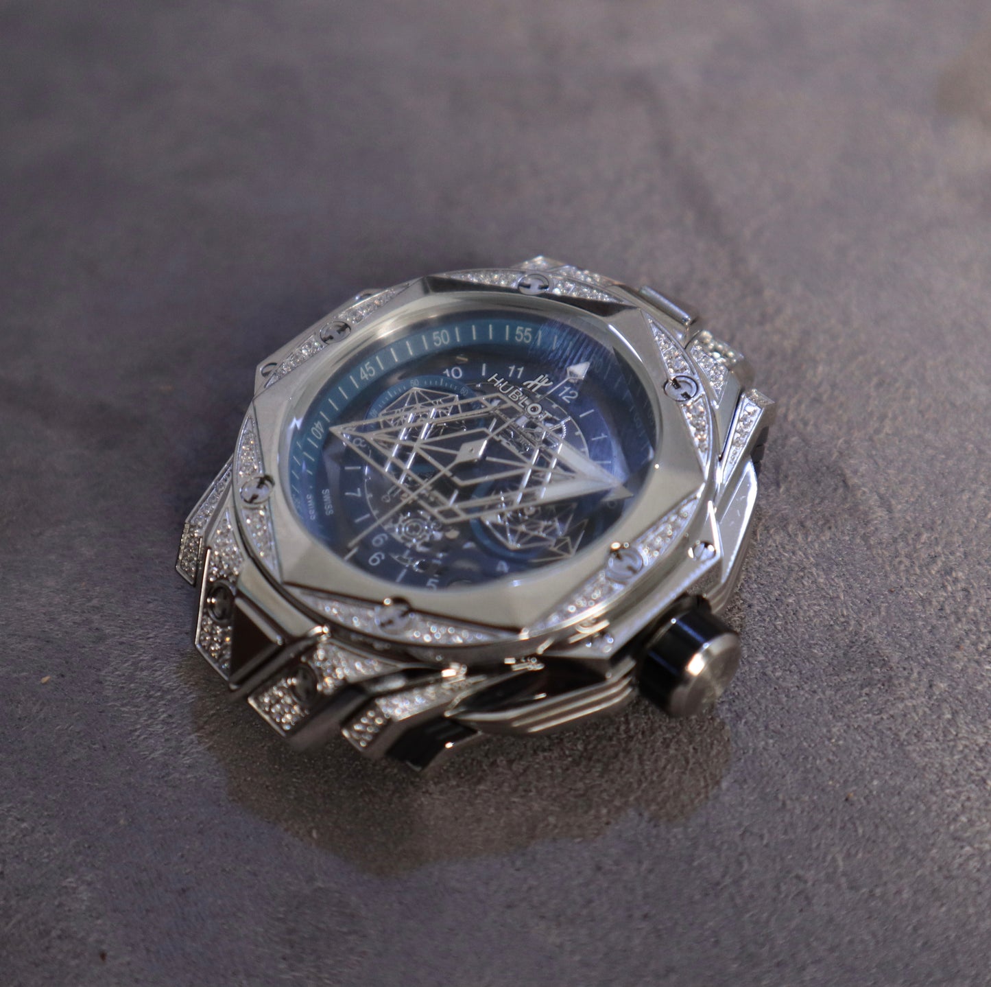 Hublot Big Bang Sang Bleu - قطعة واحدة كلين طبق الاصل