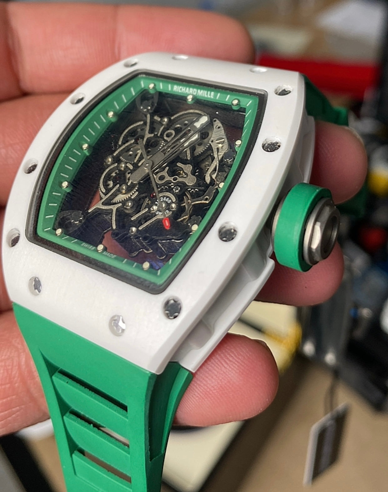 RM 55 Bubba watson Green  Ceramic 2024- اورانج سيراميك قطعة واحدة (RM 5)
