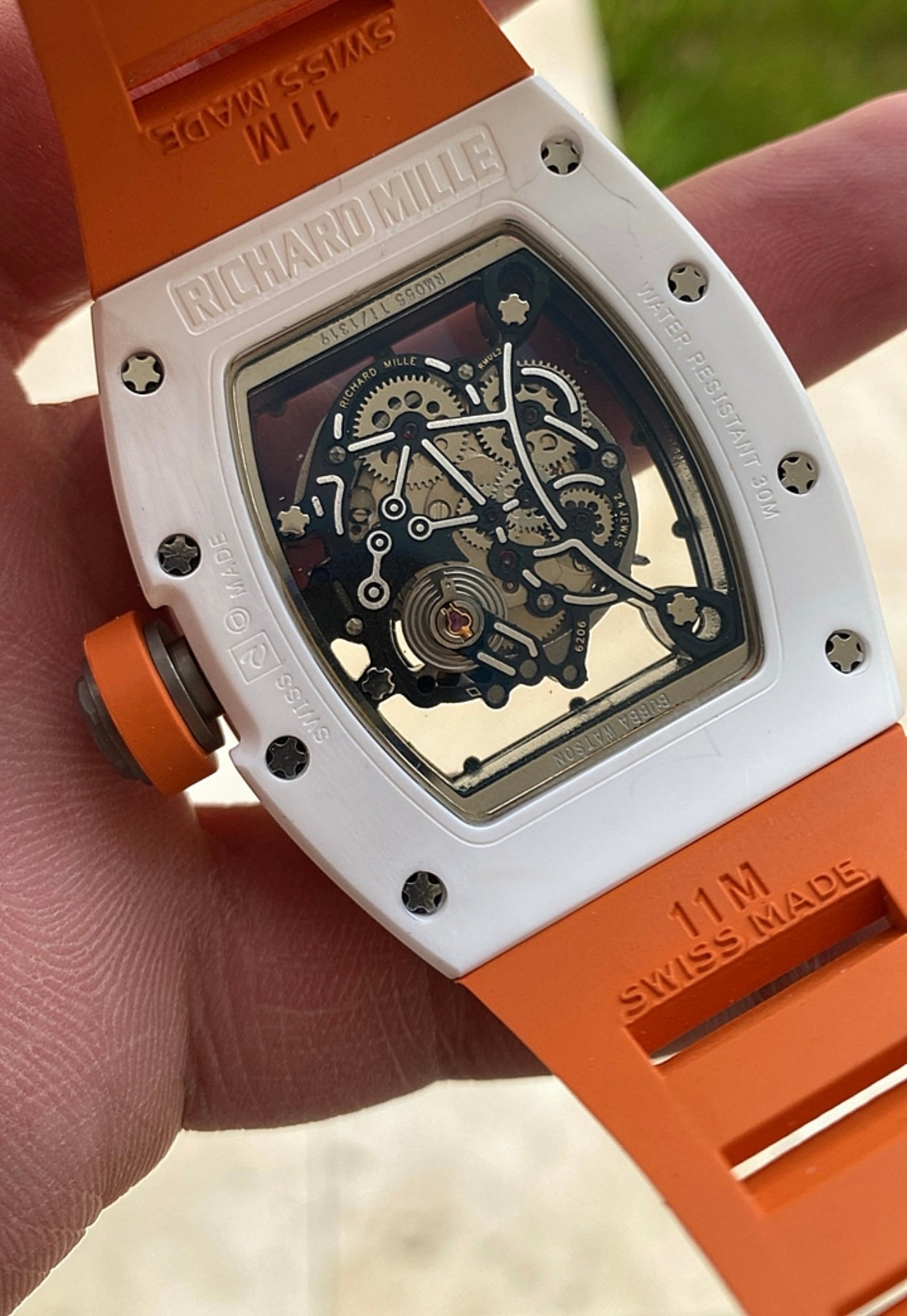 RM 55 Bubba watson Orange  Ceramic 2024- اورانج سيراميك قطعة واحدة (RM 4)