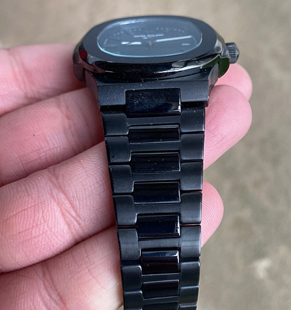 40.5 mm باتيك فيليب نوتلس بلاك مات كلين تايتل