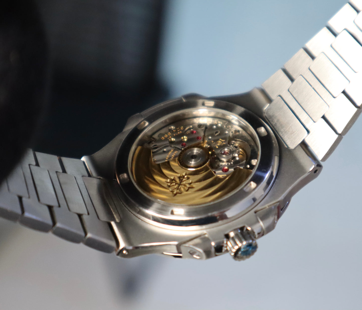 PATEK Philippe nautilus (باتيك فيليب نوتلس طبق الأصل حبة واحدة مستعملة بحالة الجديد  )