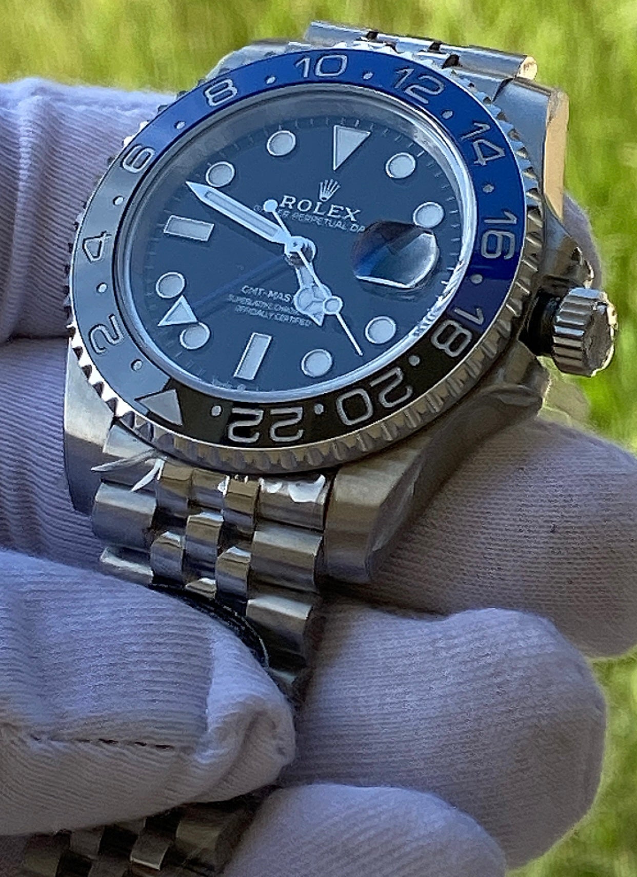 40 mm رولكس جي إم تي ماستر 2 باتمان