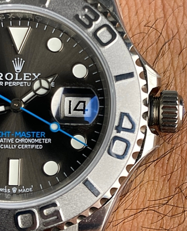 رولكس ياخت ماستر ون تيتانيوم بيزل - كلين طبق الأصل بأدق التفاصيل و المكينة