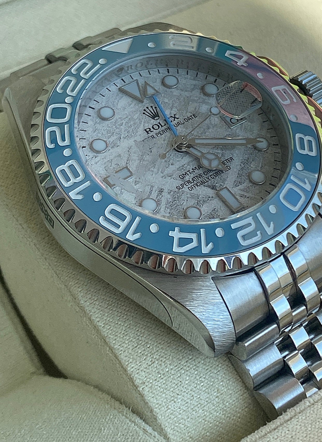 Blue Rolex GMT Master II Meteorite 43 mm - Clone 100%