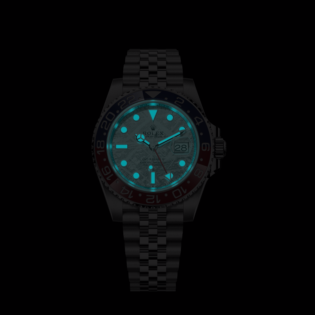 40 mm رولكس جي ام تي بيبسي دايل ماربل فاخر