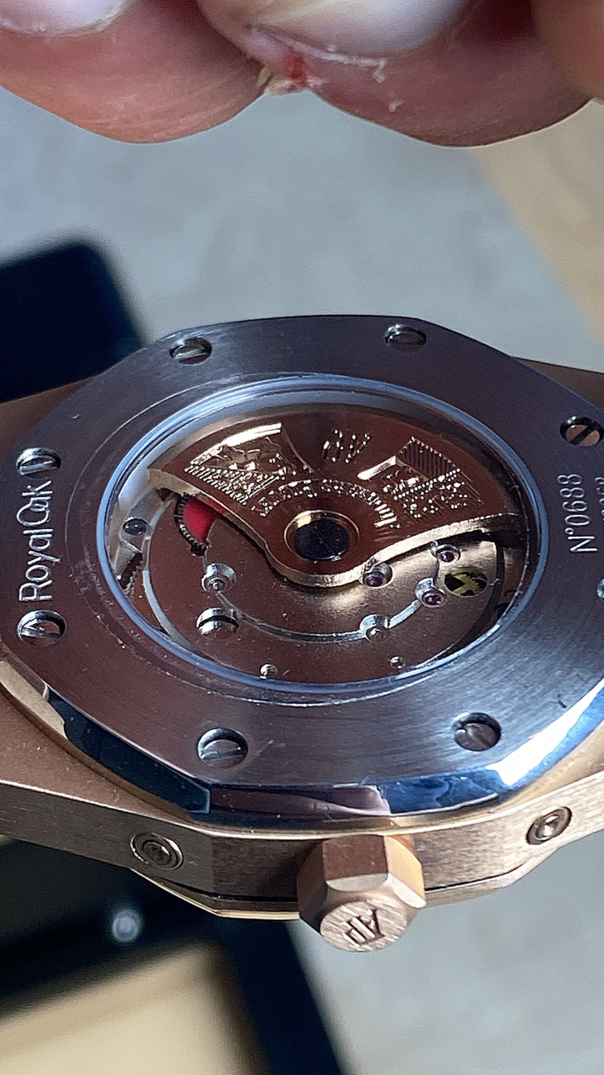 Ap royal ouk  41 mm رويال اوك كلين تاتيل - نادرة جدا جدا -
