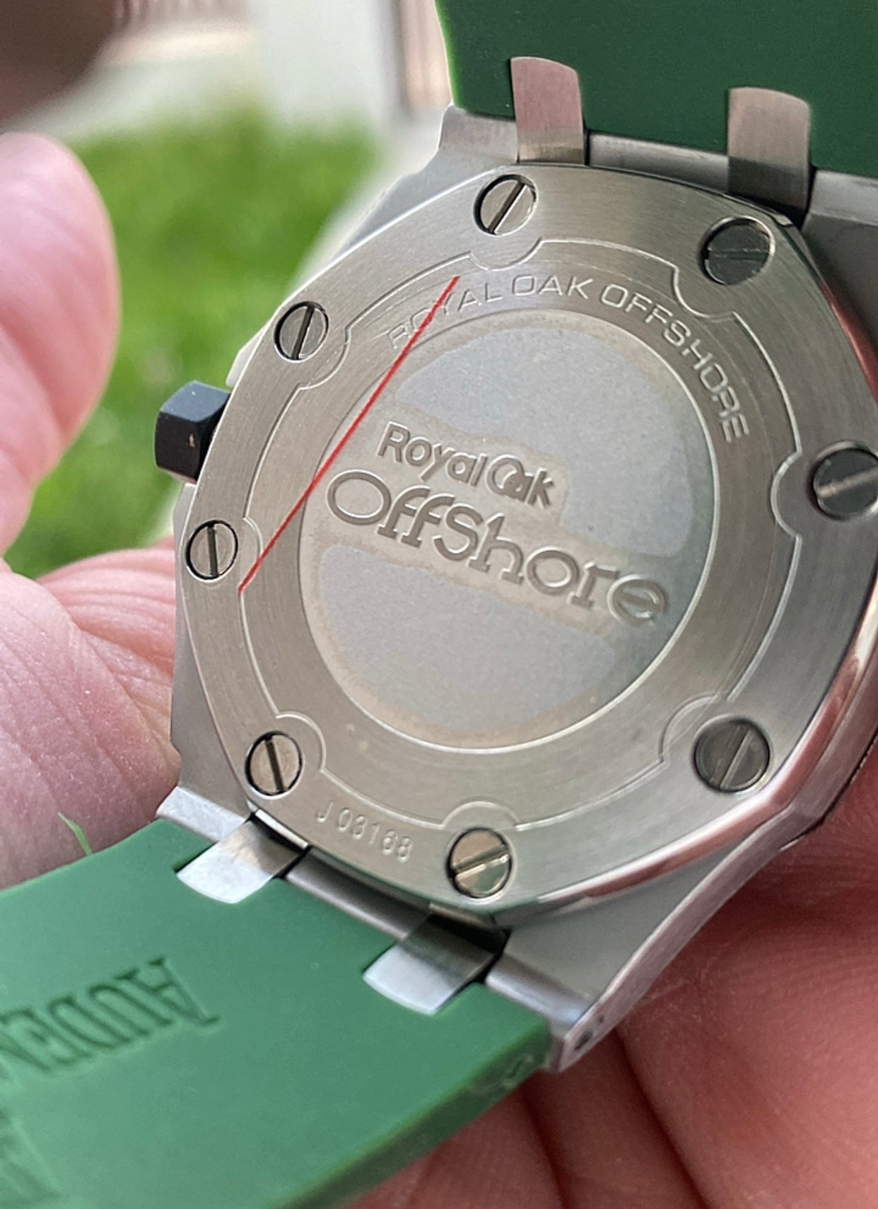 AP offshore 42 mm  - اوف شور كلون طبق الأصل - قطعة واحدةا لون اخضر جيشي   (AP 4)