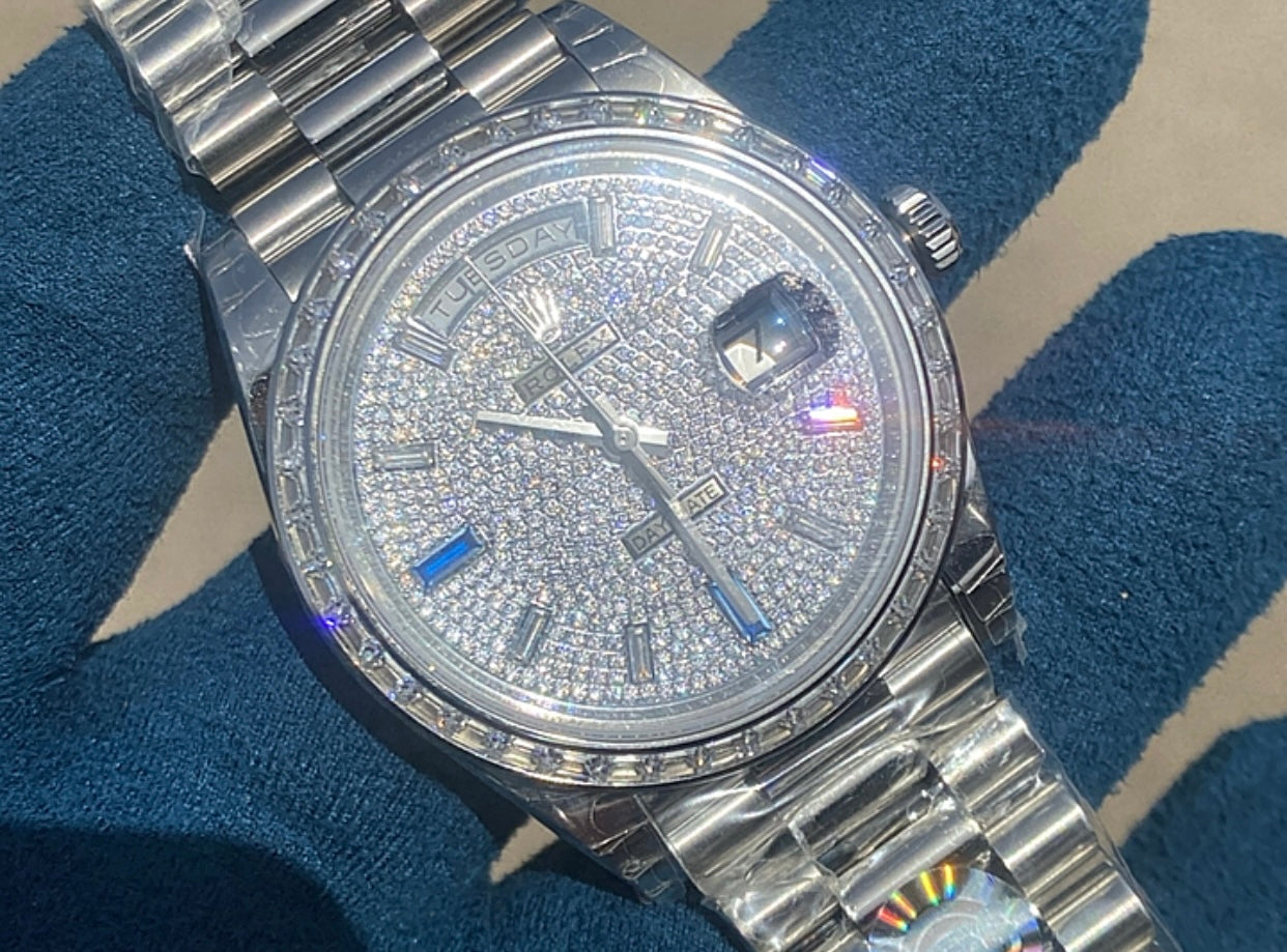 رولكس داي ديت باڤيدكلين طبق الاصل ماكينة سويسري حبة واحدة في العراق