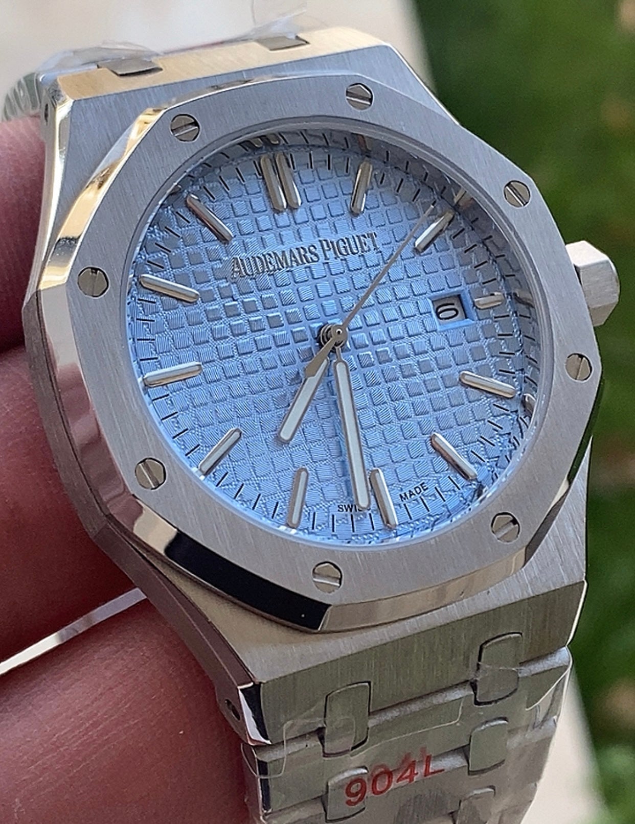 AP Royal Oak blue 41 mm (كلين تايتل)