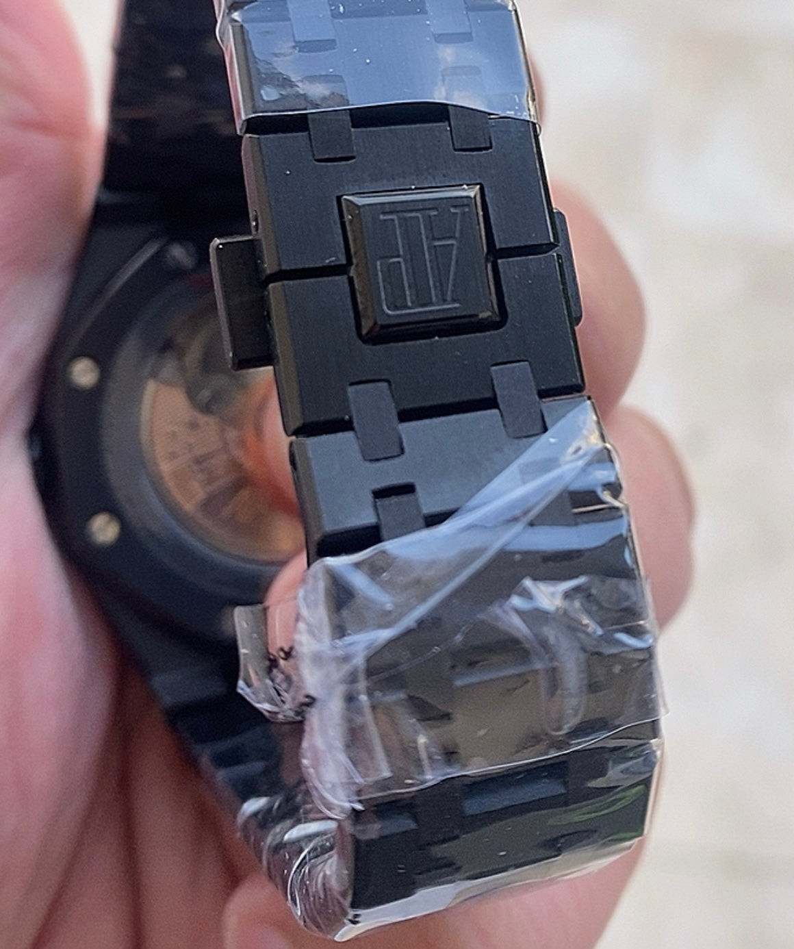 AP Calendar-black matt 41 mm  (كلين تايتل)