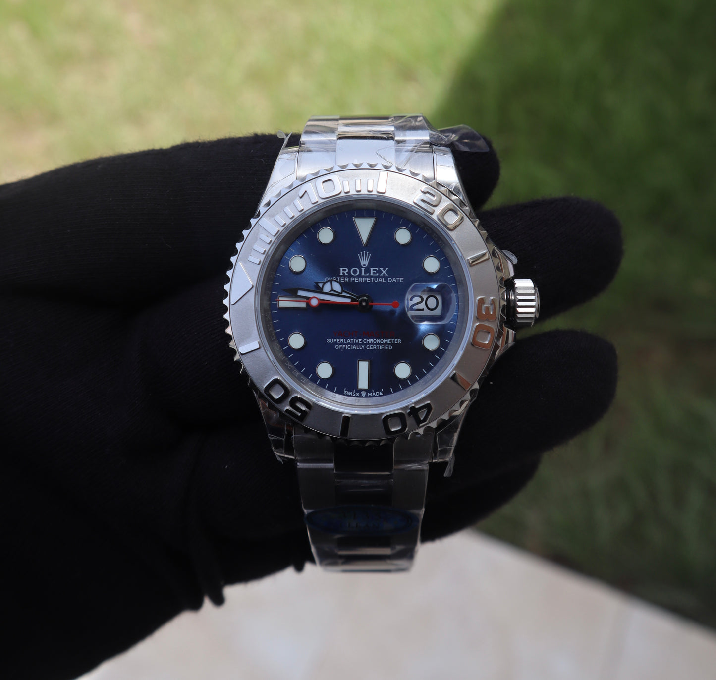 40 mm رولكس يخت ماستر ستانلس ستيل وبلاتينيوم