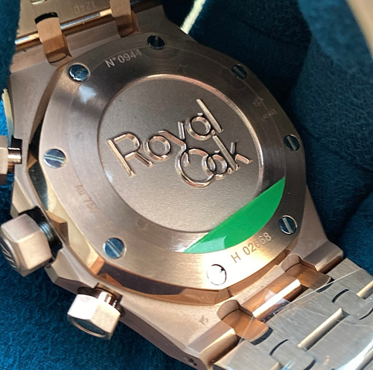 AP - Royal OAK Chronograph - رويال اوك كرونوجراف كلين طبق الاصل ماكينة سويسري