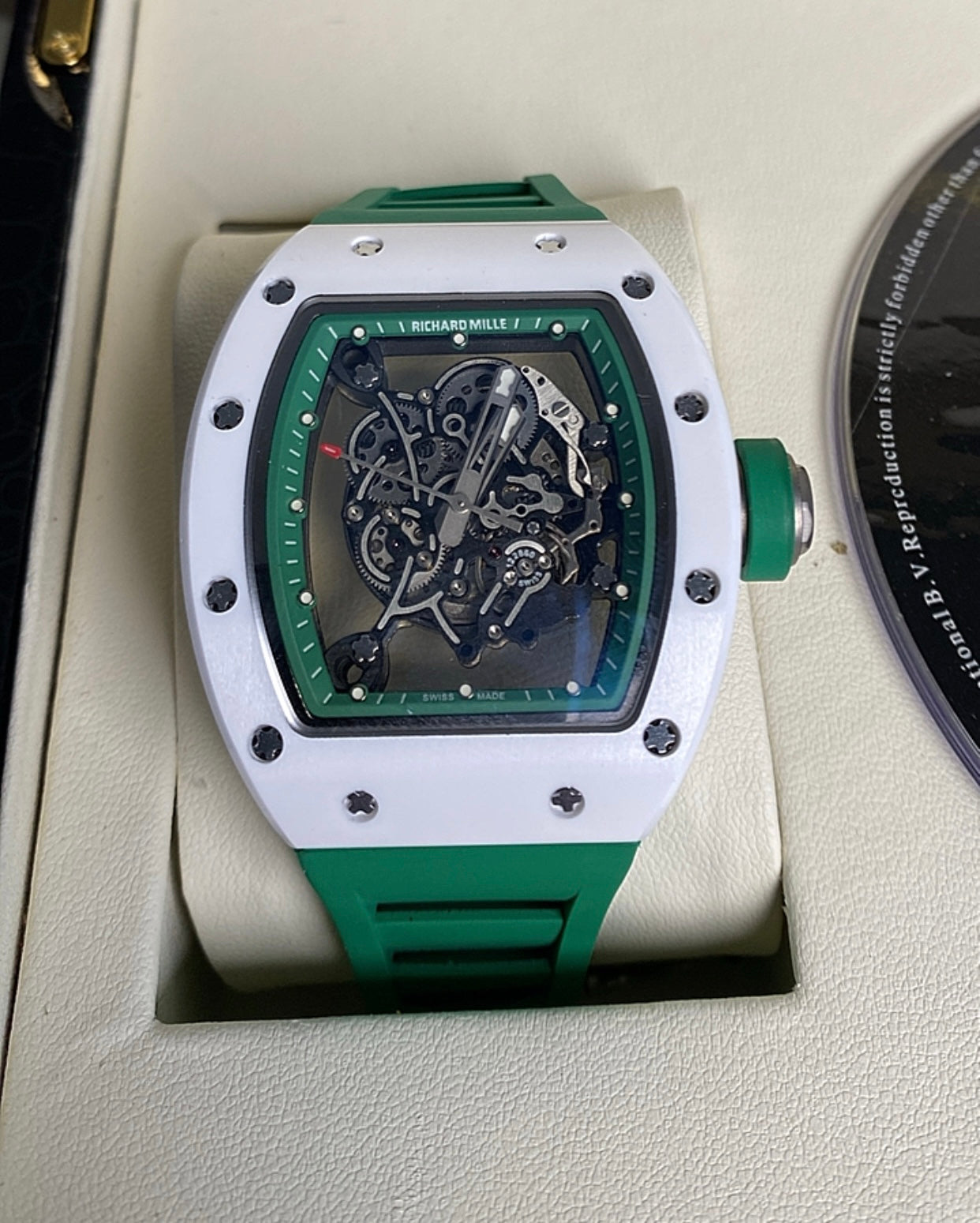 RM 55 Bubba watson Green  Ceramic 2024- اورانج سيراميك قطعة واحدة (RM 5)