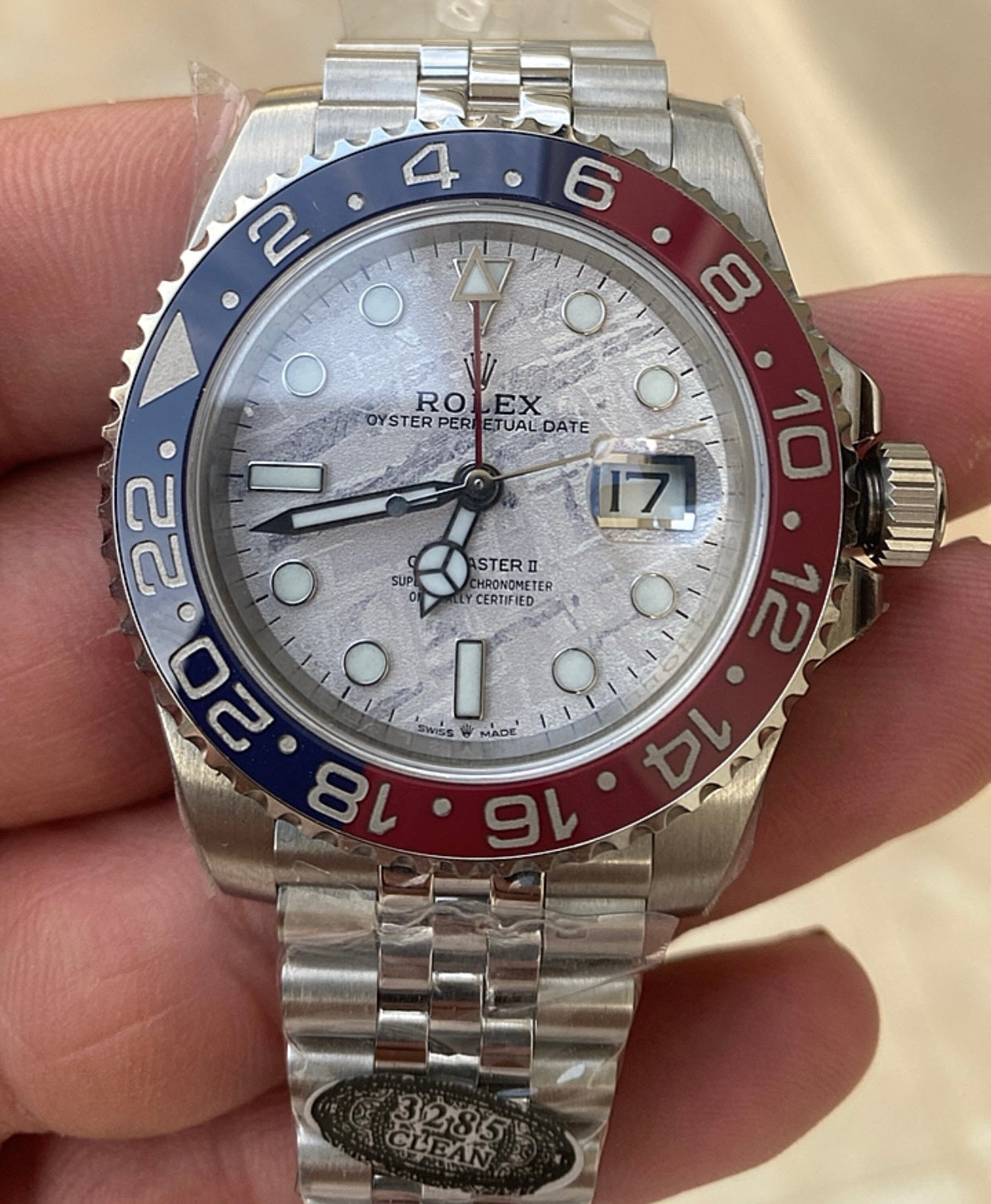 40 mm رولكس جي ام تي بيبسي دايل ماربل فاخر