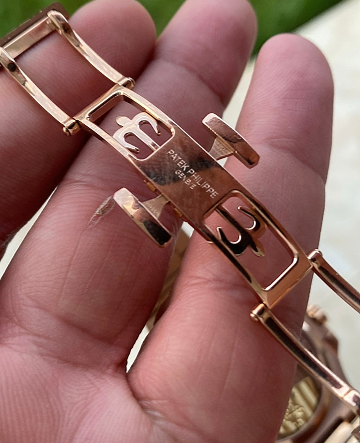  40 mm patek philippe 5712 - تطابق ١٠٠٪ ماكينة سويسري ذهب وردي عيار ١٨ طلاء بنفس درجة الباتيك
