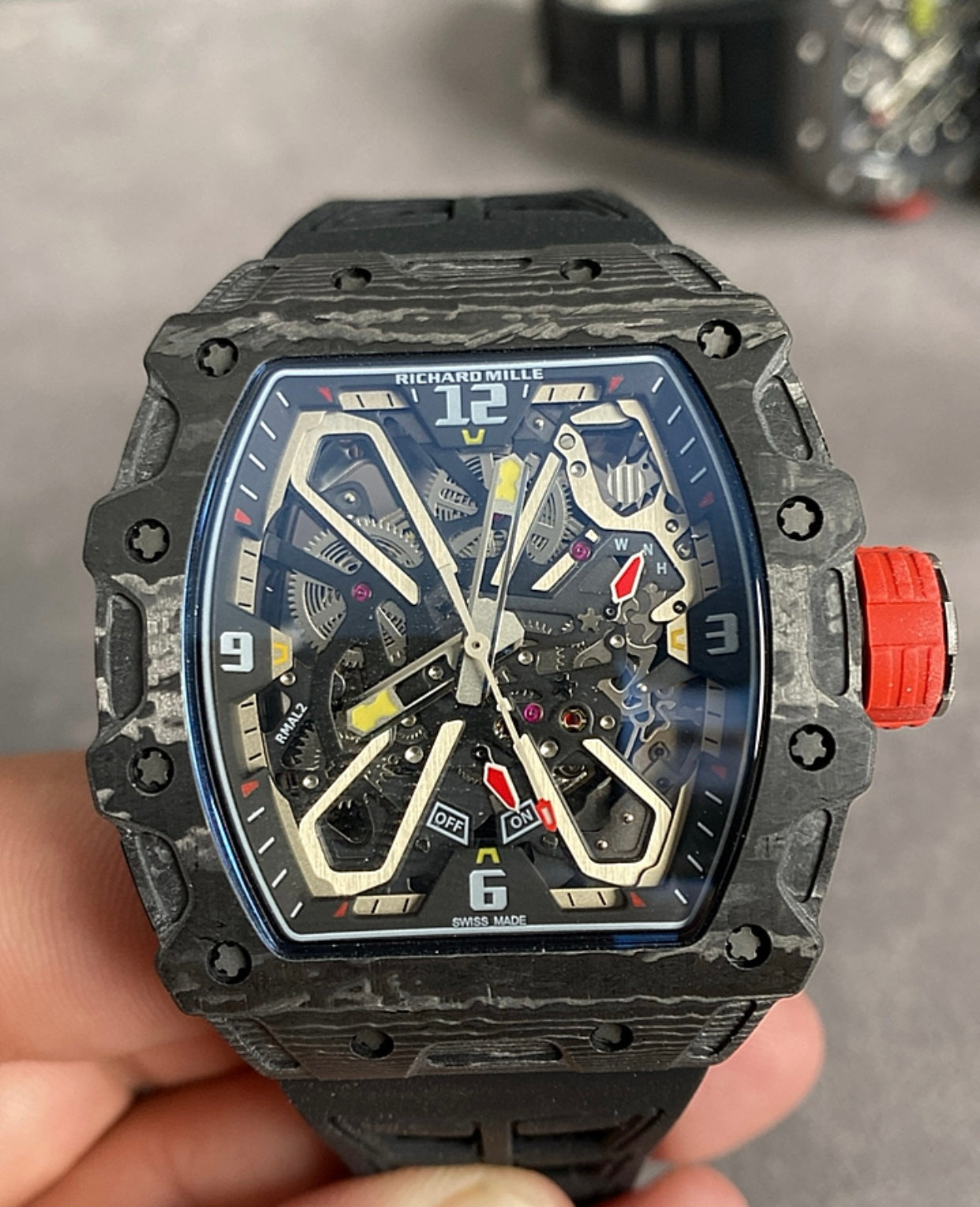 RM 35-02 RAFA - ريتشارد ميل اصدار ليميتد رافايل نادال بيسك ستايل الاصدار القديم