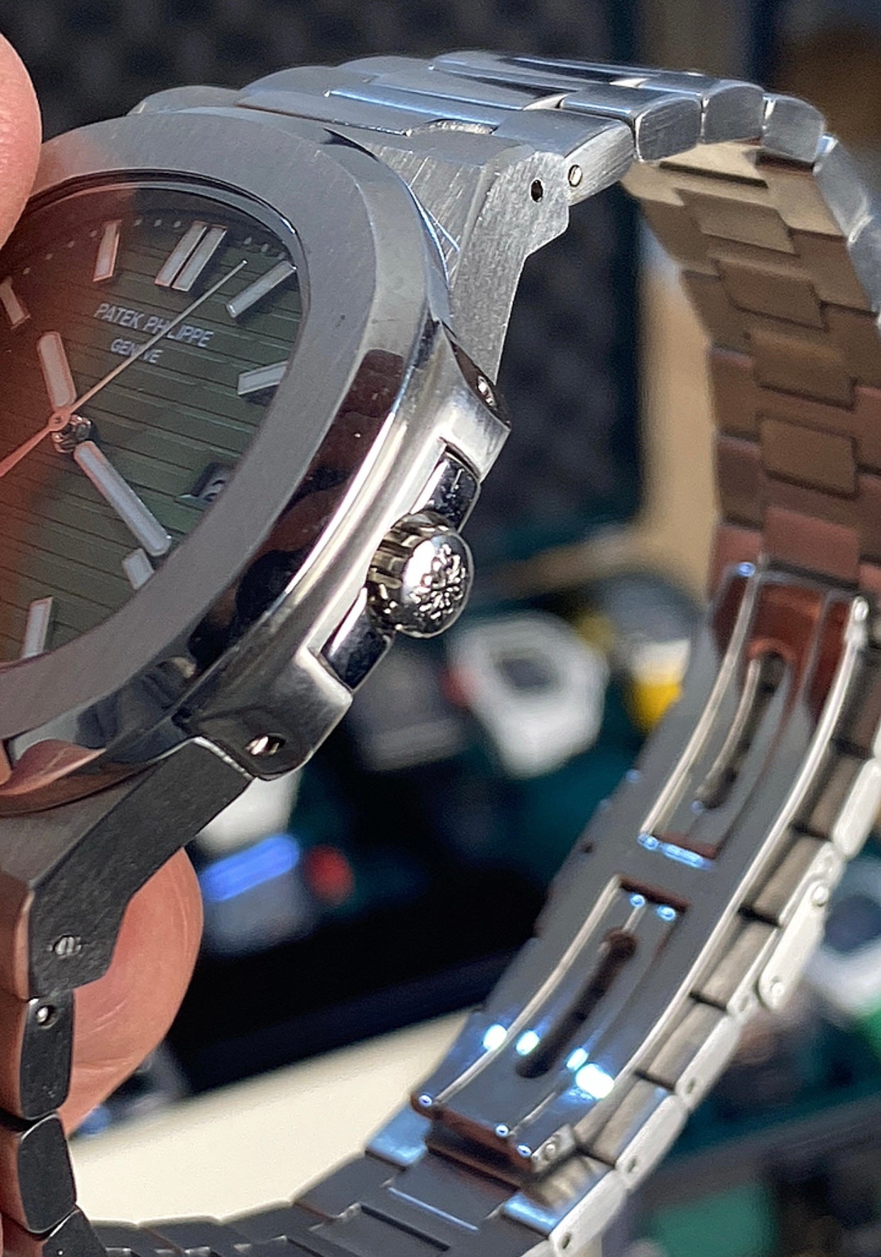 40.5 mm باتيك فيليب نوتلس - مينا اوليف - مصنع كلون