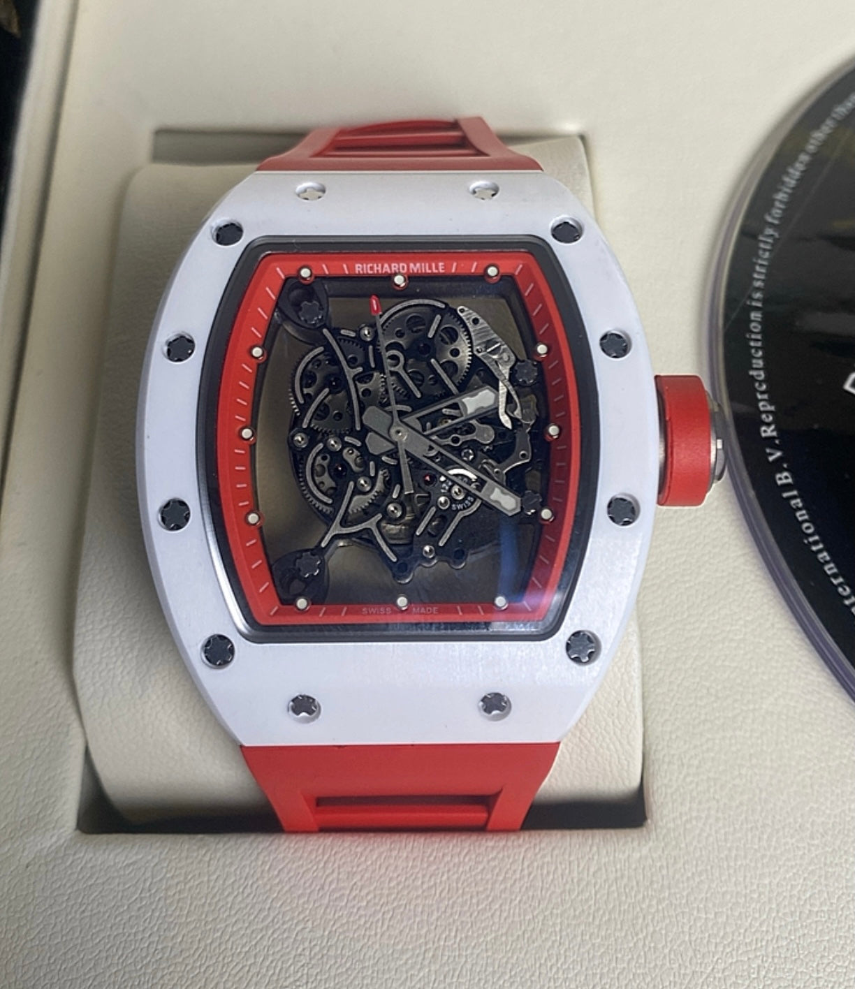 RM 55 Bubba watson Red Ceramic 2024- ريد سيراميك قطعة واحدة (RM 3)