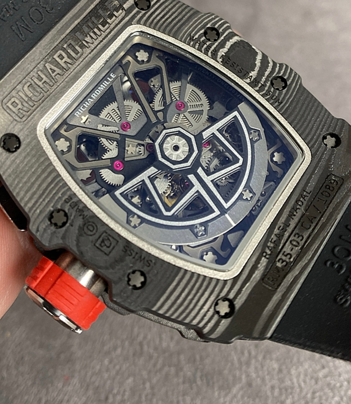 RM 35-02 RAFA - ريتشارد ميل اصدار ليميتد رافايل نادال بيسك ستايل الاصدار القديم