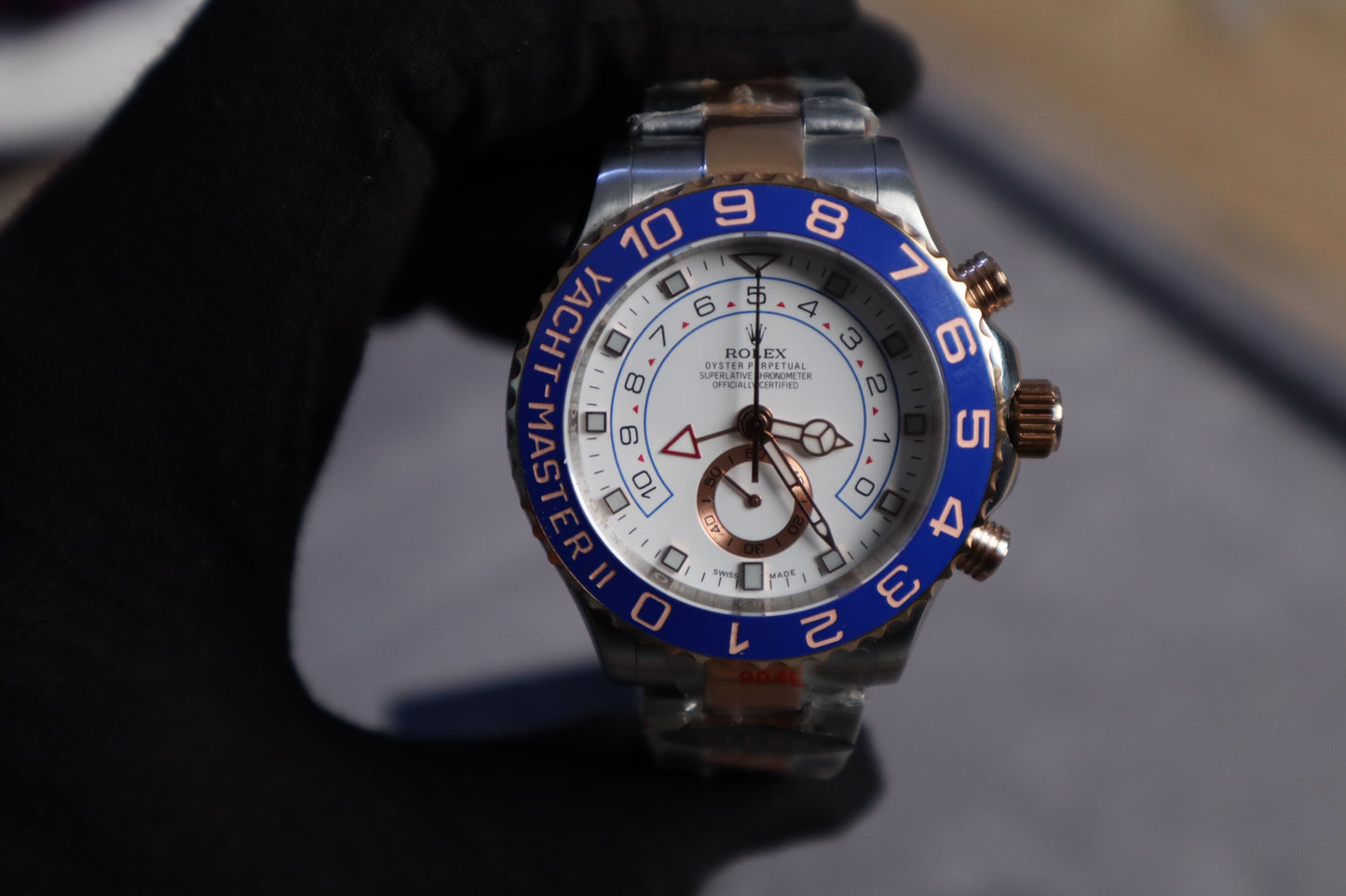 Rolex Yacht-Master II 116680 (الساعة كلين طبق الأصل)