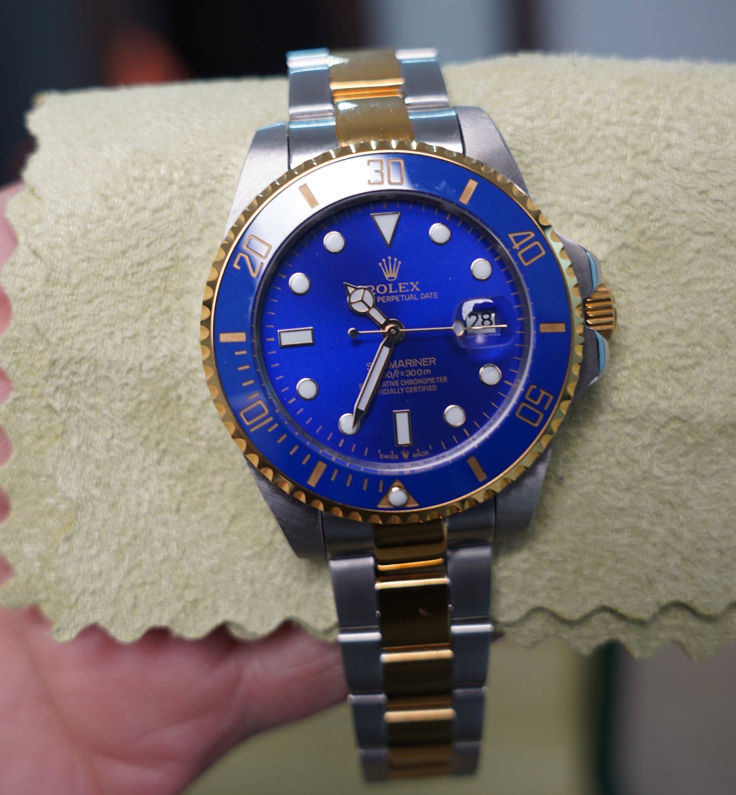 41 mm رولكس سابمارينر سميرف ذهبي سوبر كواليتي