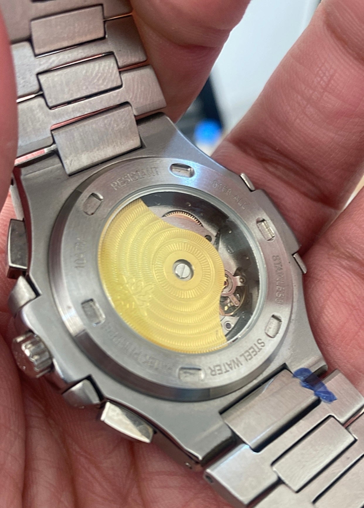40.5 mm باتيك فيليب نوتيلاس تيفاني اصدار محدود و نادر ( سنتر بيس )