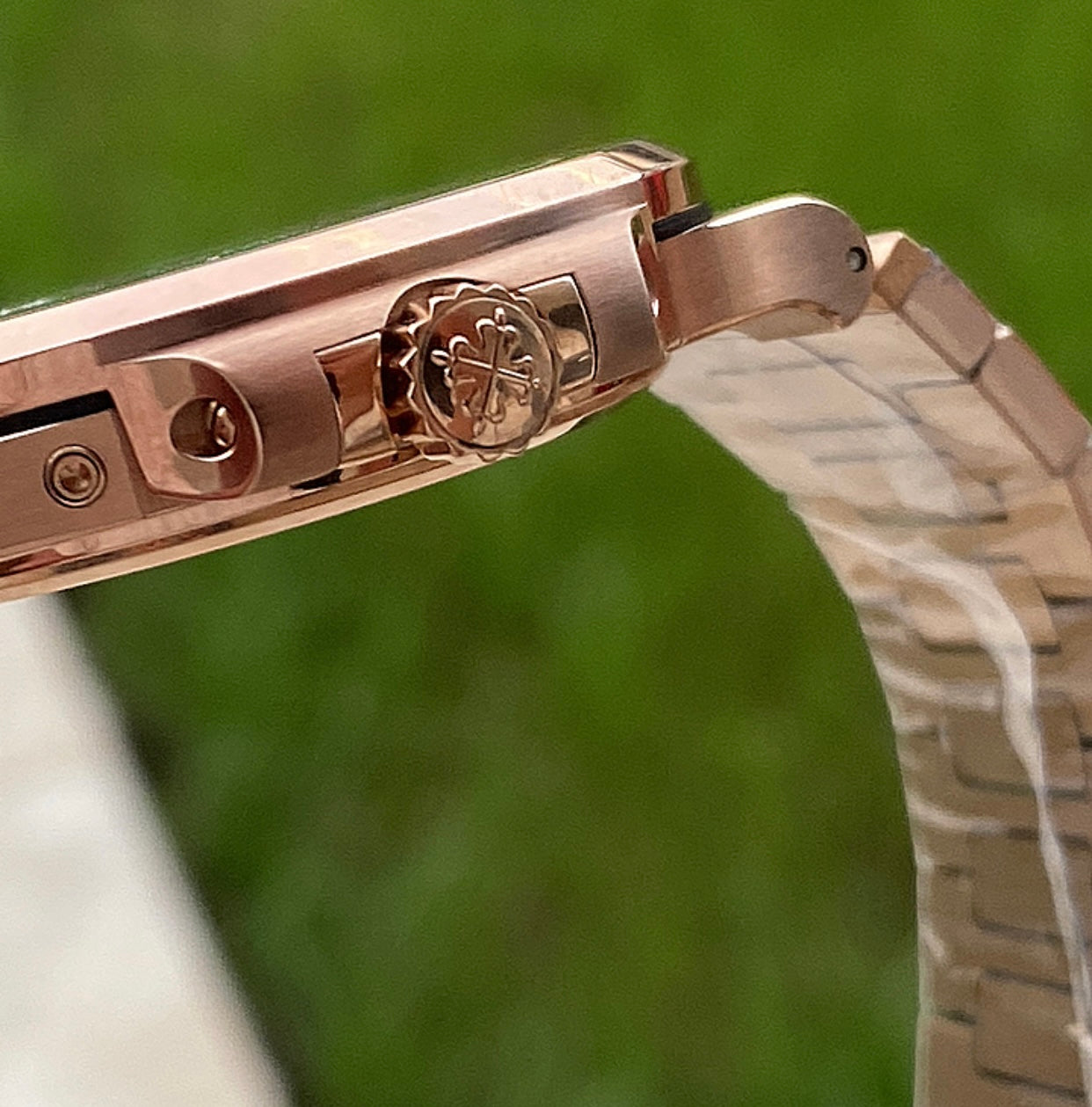  40 mm patek philippe 5712 - تطابق ١٠٠٪ ماكينة سويسري ذهب وردي عيار ١٨ طلاء بنفس درجة الباتيك