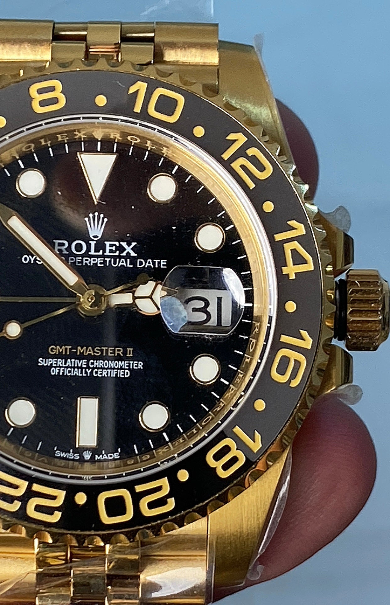 Clean Rolex GMT-Master II  40 mm -قطعة واحدة كلين ماكينة سويسري