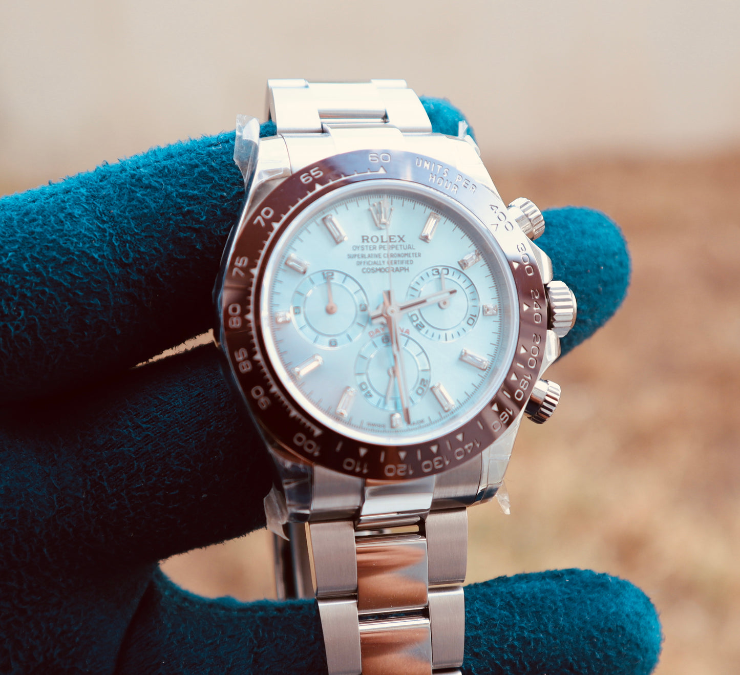 Rolex Daytona Cosmograph - رولكس دايتونا كوزموجراف كلين طبق الأصل بيزل سيراميك  ماكينة سويسري