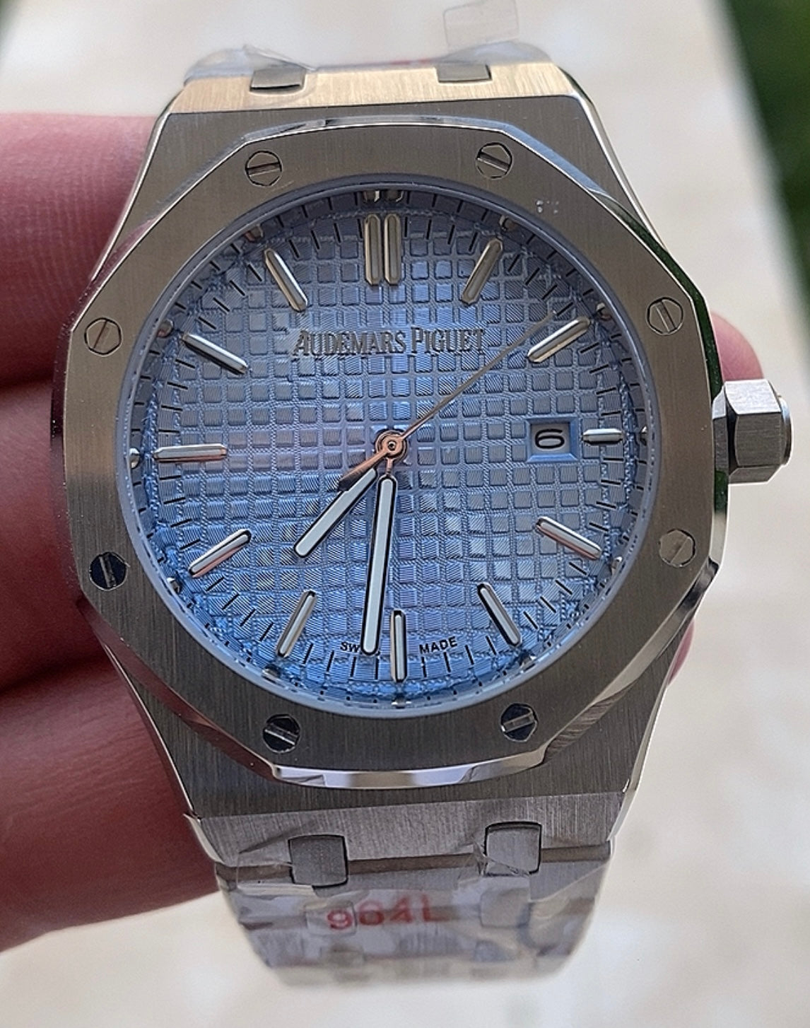 AP Royal Oak blue 41 mm (كلين تايتل)