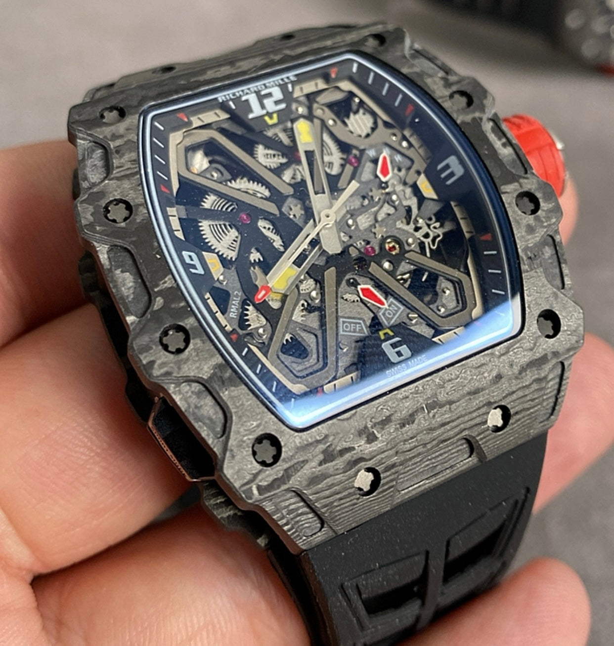 RM 35-02 RAFA - ريتشارد ميل اصدار ليميتد رافايل نادال بيسك ستايل الاصدار القديم