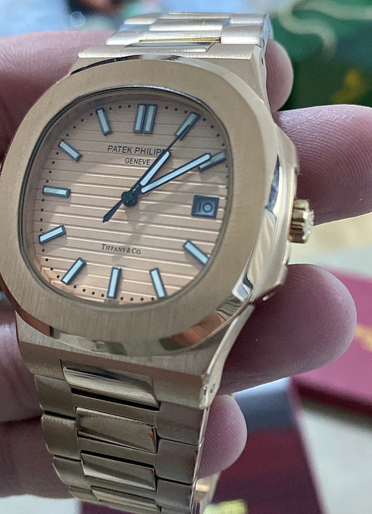 باتيك فيليب نوتلس تيفاني روز جولد 40 mm