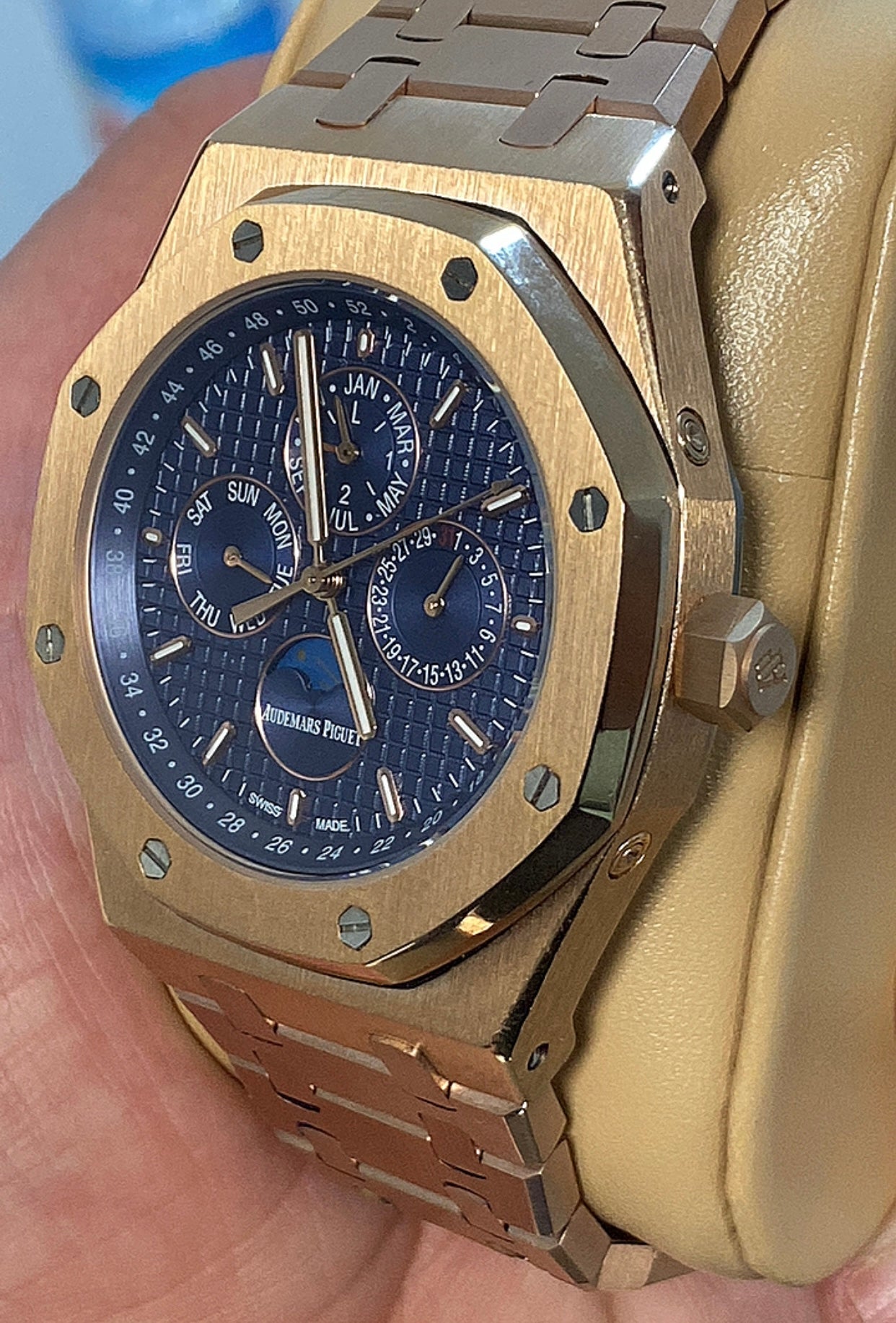 Ap royal ouk  41 mm رويال اوك كلين تاتيل - نادرة جدا جدا -