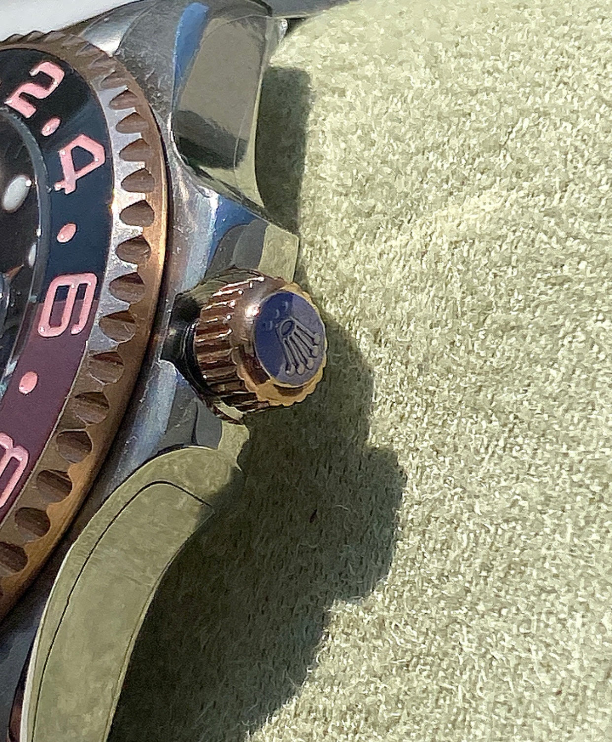 43 mm رولكس رووت بيير ماستر كلين- Rolex Root Beer