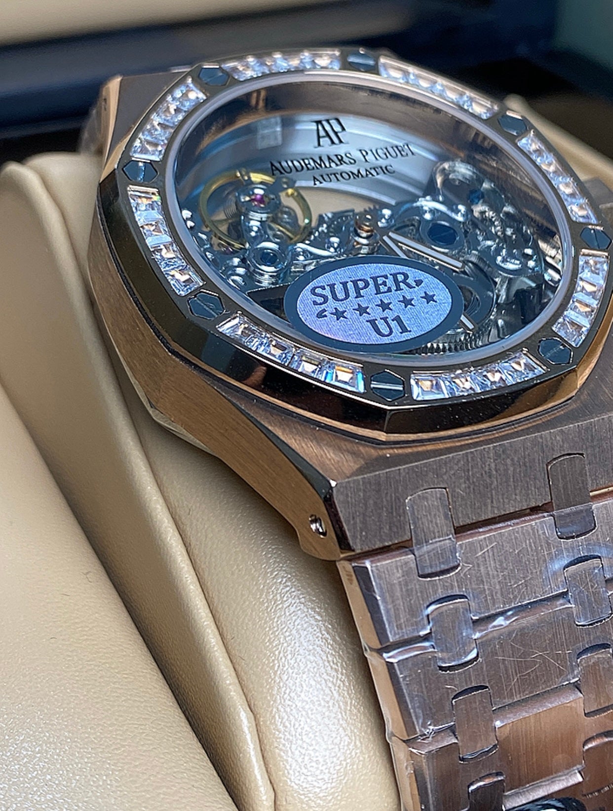 Audemars Pigue Royal Oak Skeleton 41 mm (كلين تايتل)
