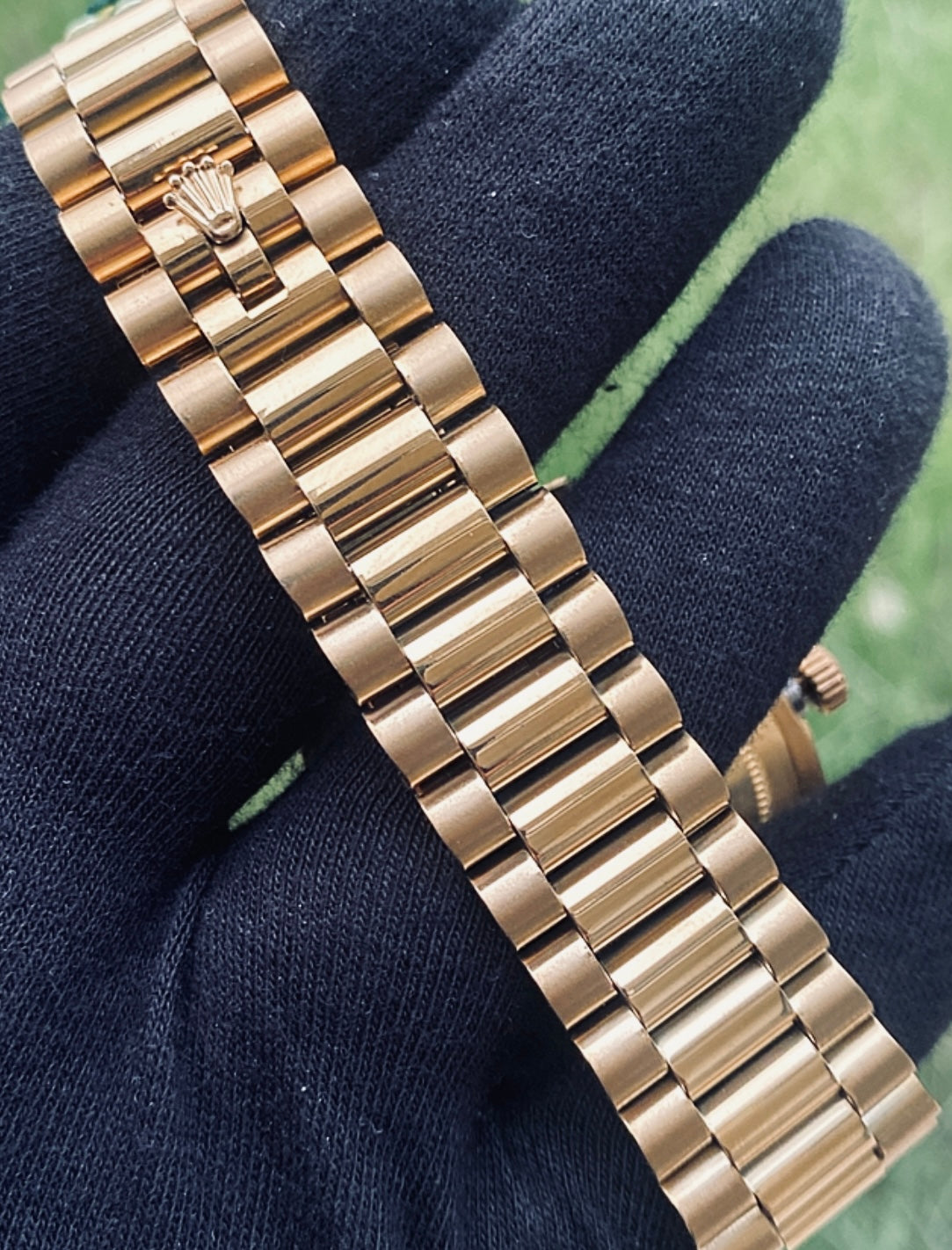 40 mm رولكس داي ديت يالو جولد جرين اومبريه - جراند ماستر