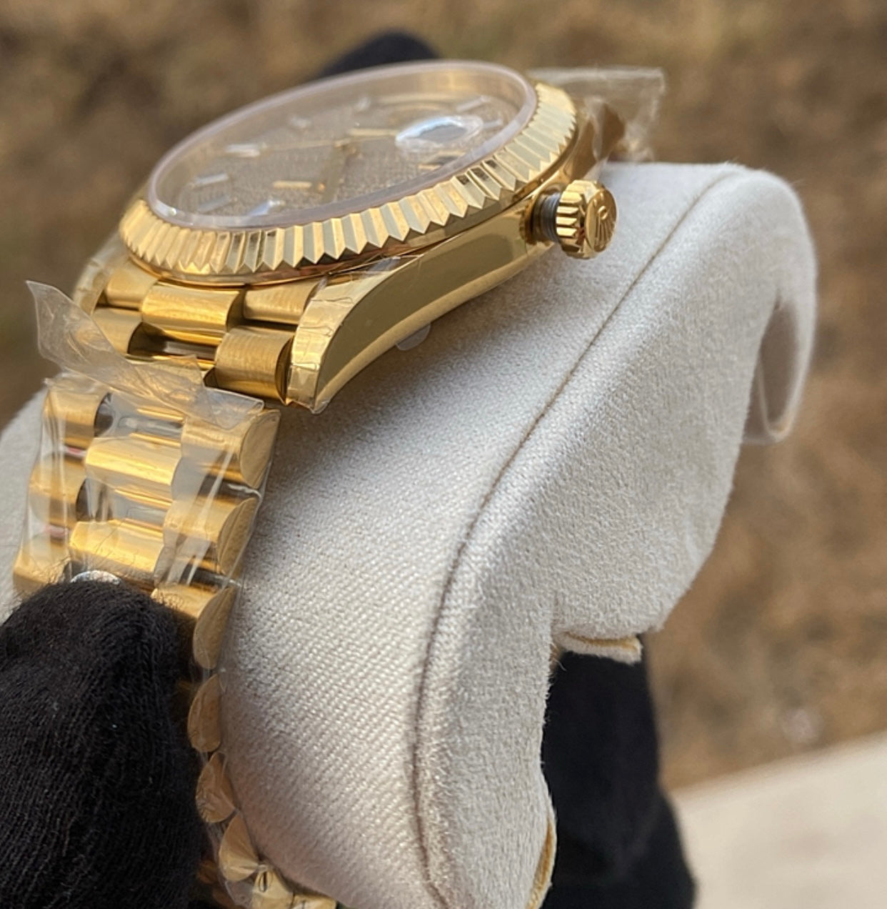 DayDate Yellow Gold - قطعة وحدة كلين طبق الأصل مينا باڤد